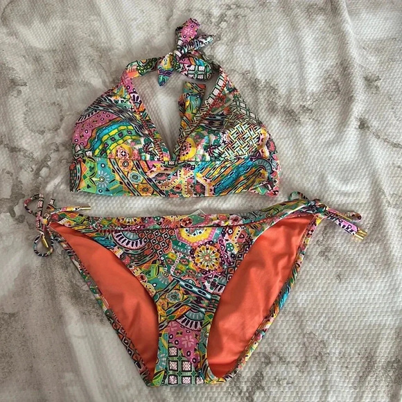 Bleu Rod Beattie Seriously Sunny Halter Top and Bottom - Picture 10 of 13